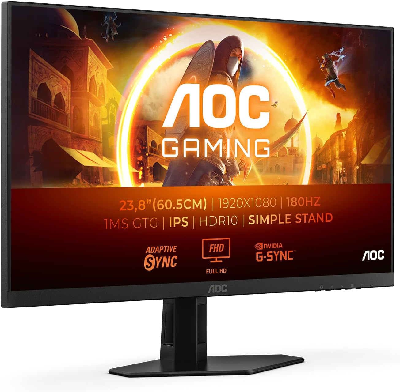 AOC Gaming 24G4XED, a high-performance 24-inch FHD gaming monitor
